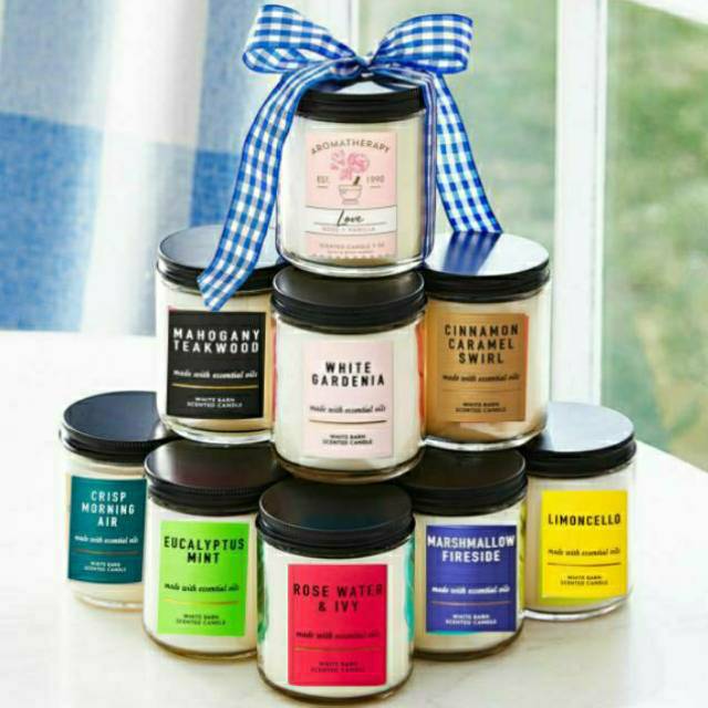 BATH & BODY WORKS BBW MEDIUM CANDLE SINGLE 1 WICK CANDLE 198 g (1/2