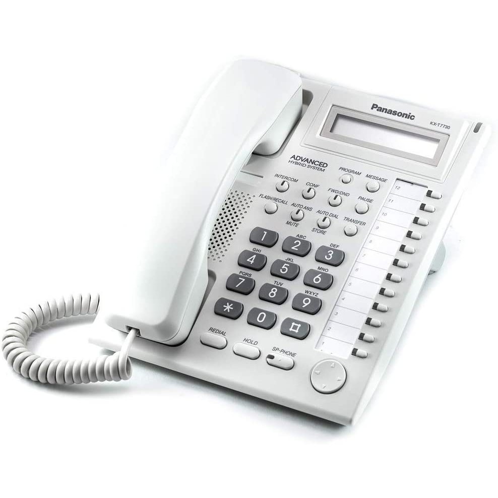 Panasonic KXT7730 Single Line Corded Office Phone With Speaker