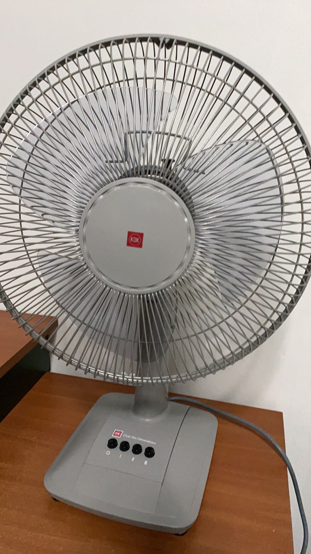 KDK A30AS TABLE FAN / DESK FAN / 12 INCH FAN / GREY COLOUR Shopee