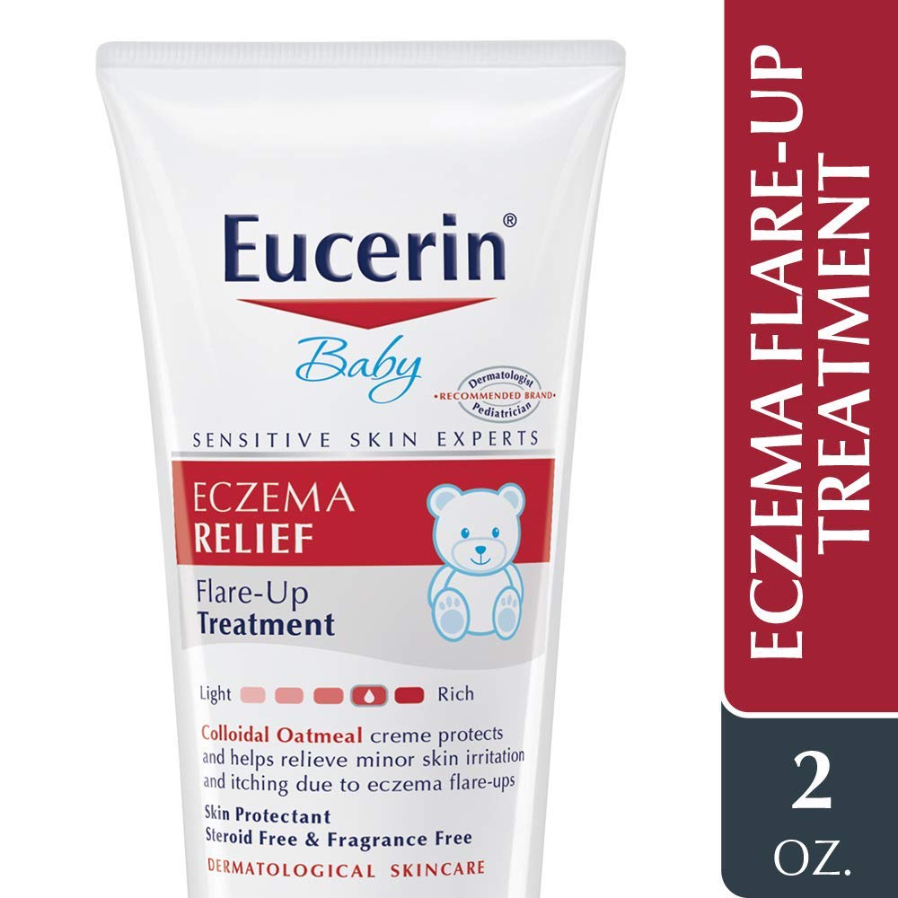 Eucerin Baby Eczema Relief FlareUp Treatment, Baby Eczema Cream with Colloidal Oatmeal 57G