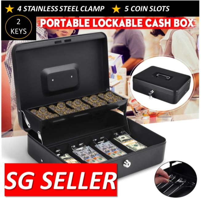 Cash Box Prices And Deals Dec 2022 Shopee Singapore Cash Box With Key
