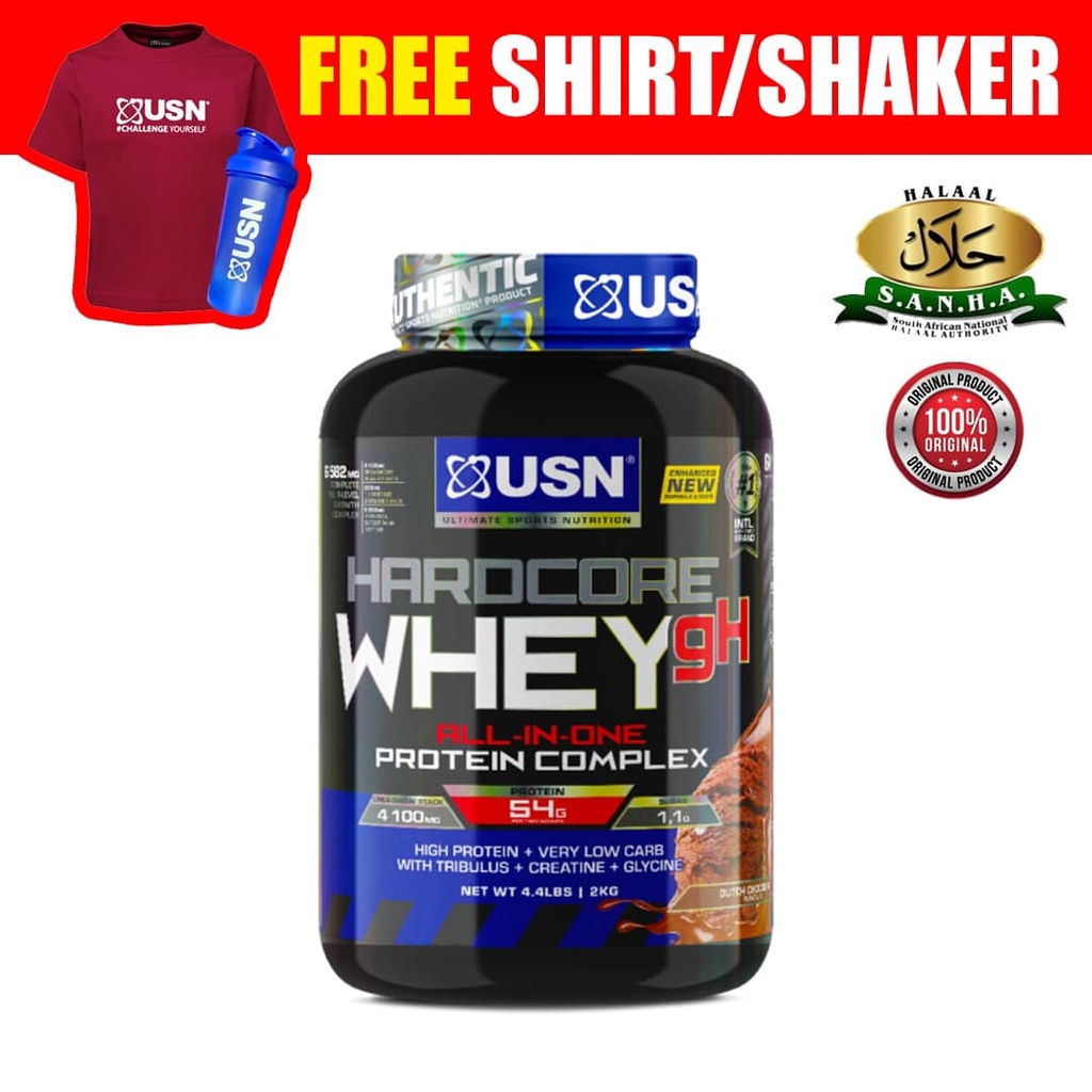 USN Hardcore Whey gH Muscle Protein Powder ( 26g Protein ) Shopee