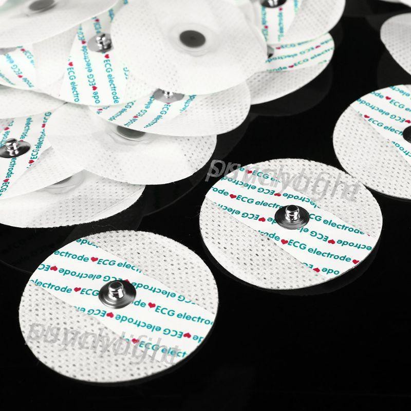PCF* 50pcs Disposable Electrode Pads for ECG EKG Heart Monitor Non
