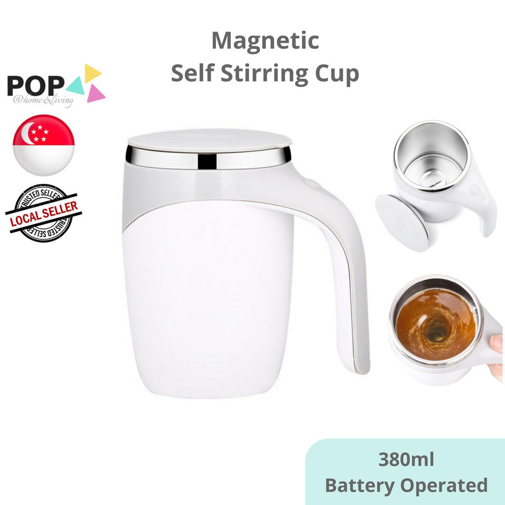 Self Stirring Cup with Lid Gift Idea Stainless Steel Automatic