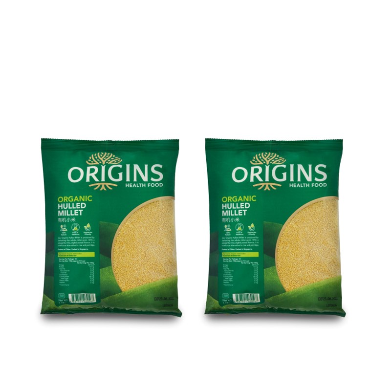 [Bundle of 2] Origins Organic Hulled Millet 1Kg Origins Shopee