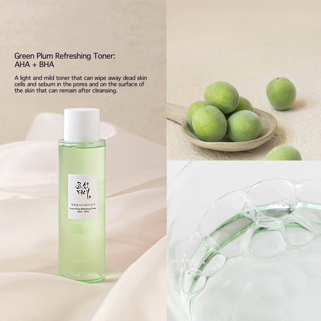 BEAUTY OF JOSEON Green Plum Refreshing Toner AHA + BHA 150ml