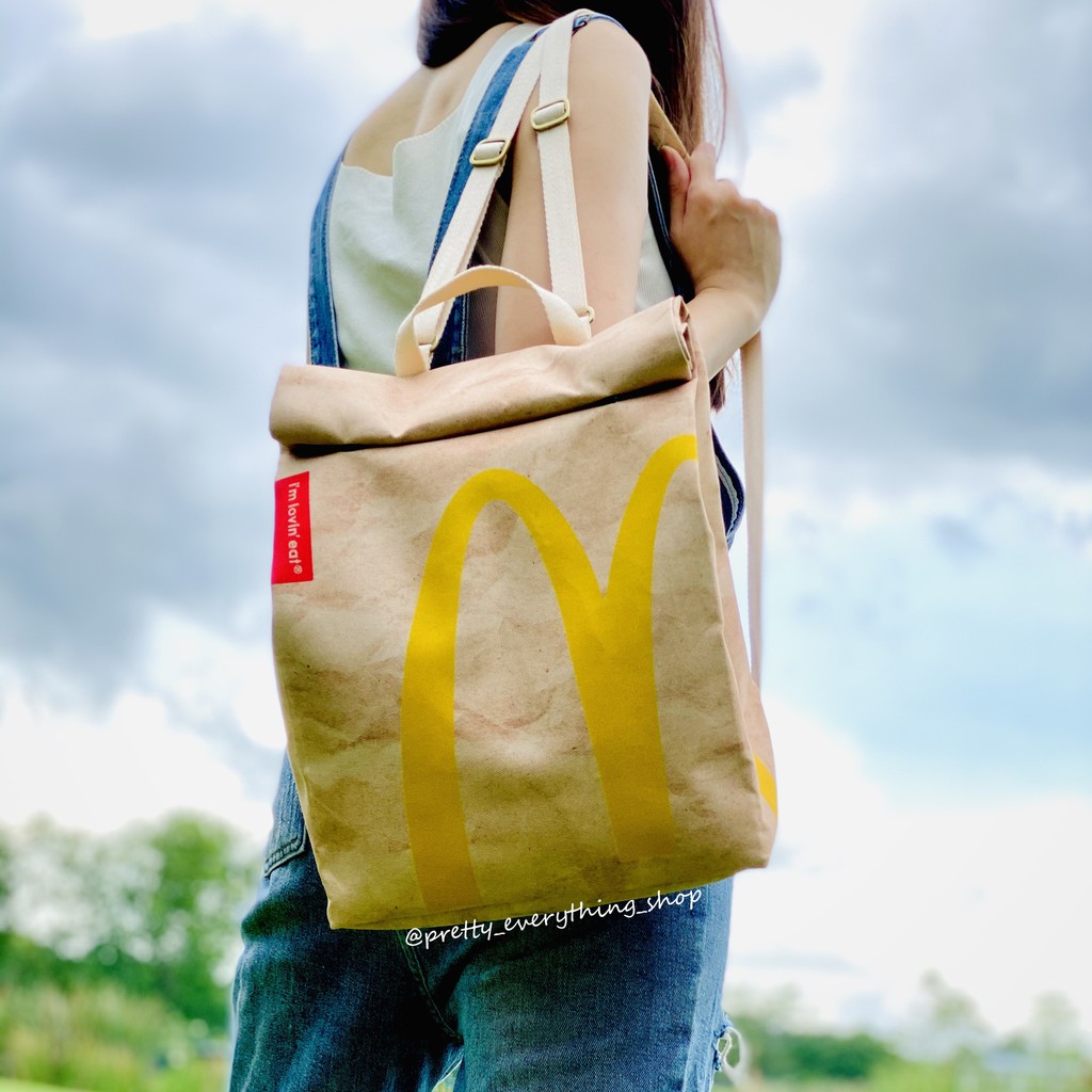 Mcdonald's Starbucks Donut Backpack Fun Design Shopee Singapore