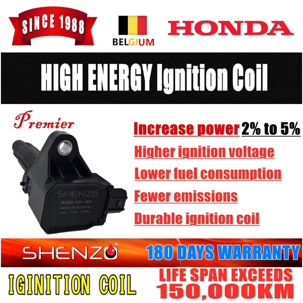 HONDA CITY JAZZ ignition coil MADE IN BELGIUM CITY T9A GM6 JAZZ T5A GK5