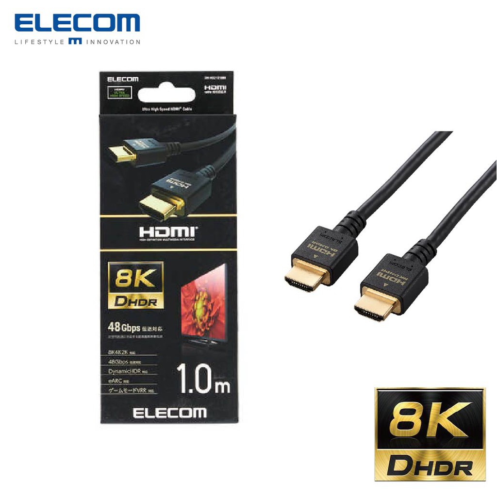 "PREMIUM HDMI CERTIFIED Cable" 48Gbps Transmission Ultra HD Blu