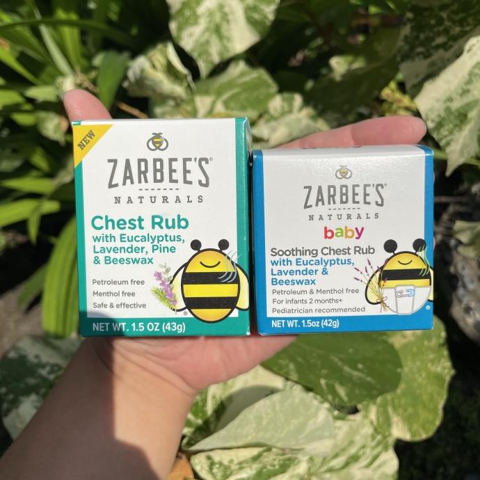 Zarbees Baby Soothing Chest Rub 42gr with Eucalyptus, Lavender, Beeswax Shopee Singapore