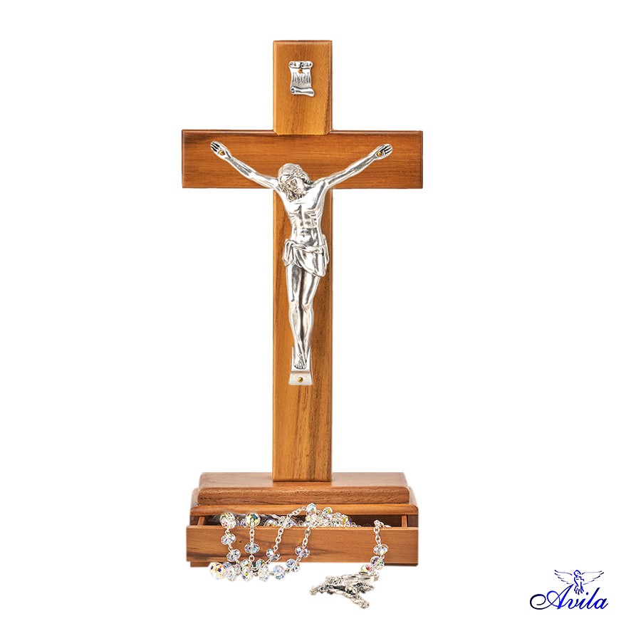 Crucifix Jesus Cross Teak Wood Catholic Shopee Singapore