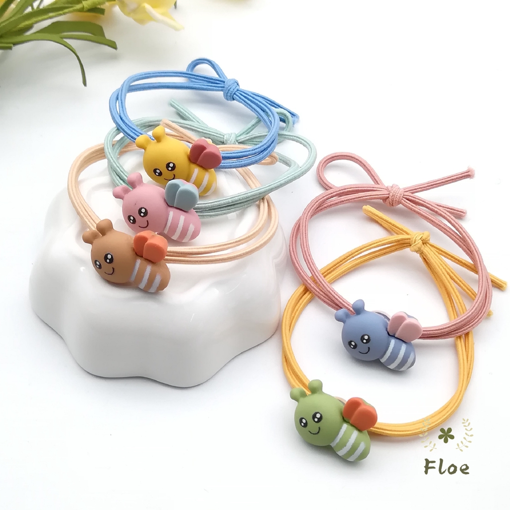 Floure Hair Tie Cute Cartoon Elastic Hair Rope Ponytail Hair