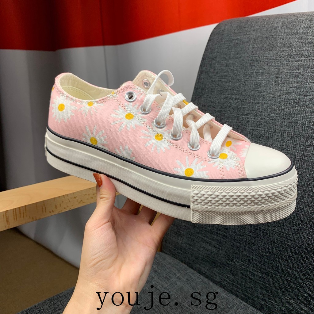youje.sg converse 1970s low cut high thick bottom pink