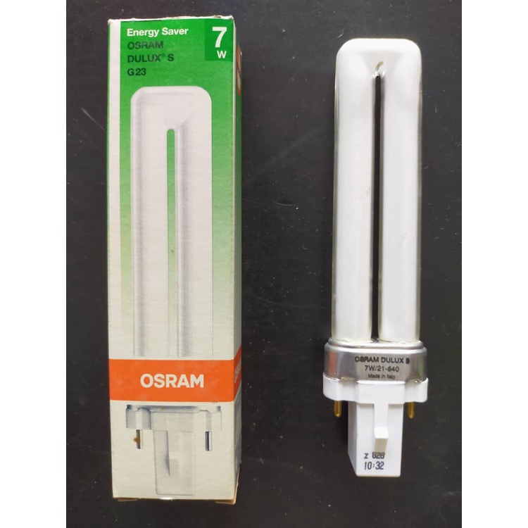 Osram Dulux-S 7W/840 Pl-S 7W/840 Compact Fluorescent Tube | Shopee Singapore