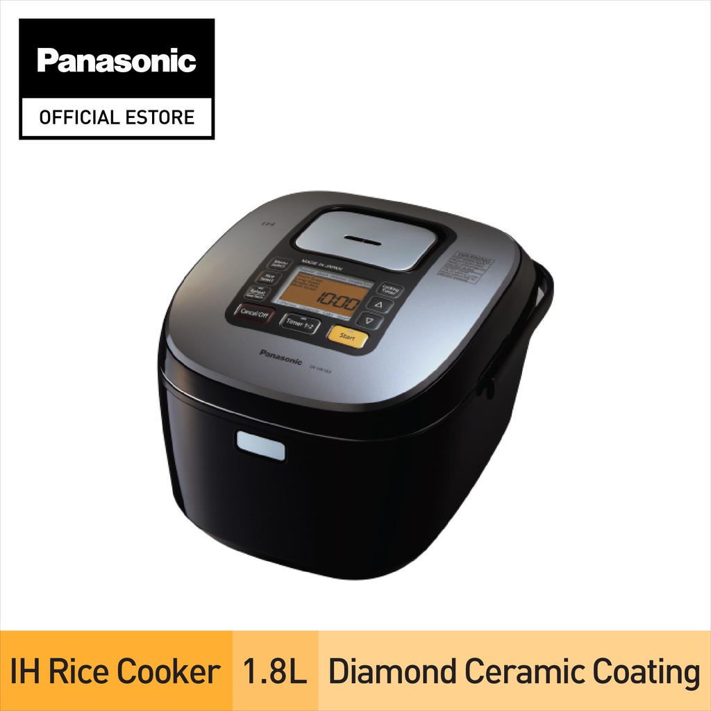 Panasonic Rice Cooker 1.8L SRHB184KSH Shopee Singapore