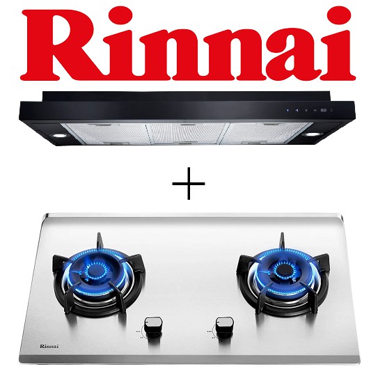 RINNAI RHS329PBRT 90CM SLIMLINE HOOD WITH TOUCH CONTROL + RINNAI RB