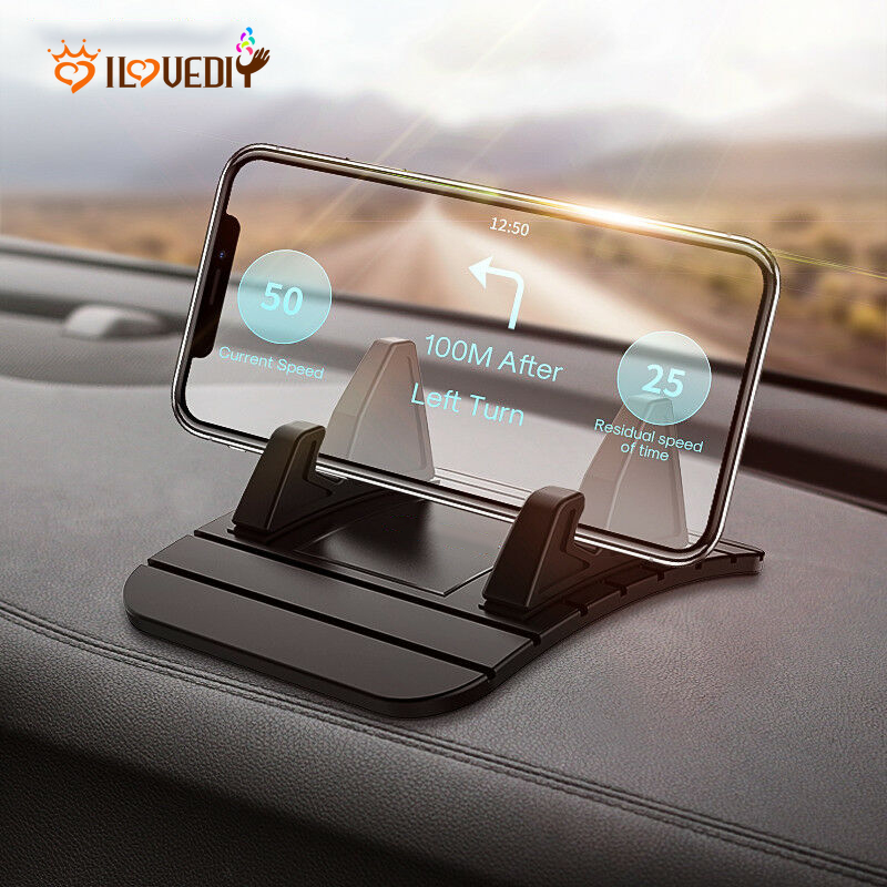 Universal Car Mobile Phone Holder / Nonslip Dashboard Mounted Phone