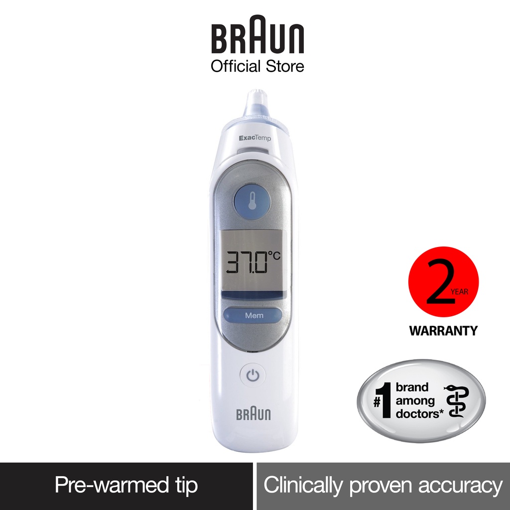 Braun ThermoScan 5 IRT 6510 6520 Thermometer with wide angle probe for accurate measurements