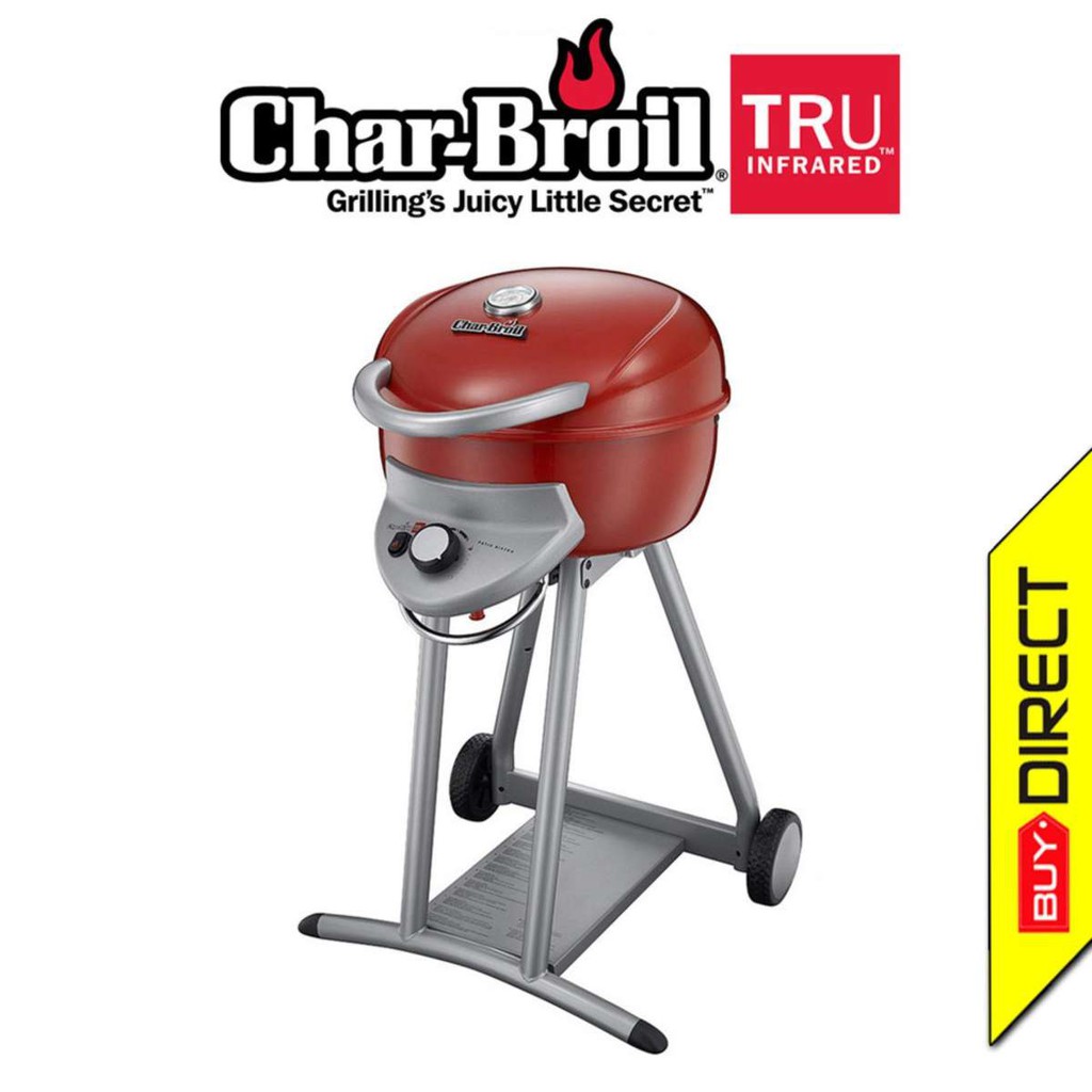 CharBroil TRUInfrared Patio Bistro 240 Gas BBQ Grill [1 Year Warranty