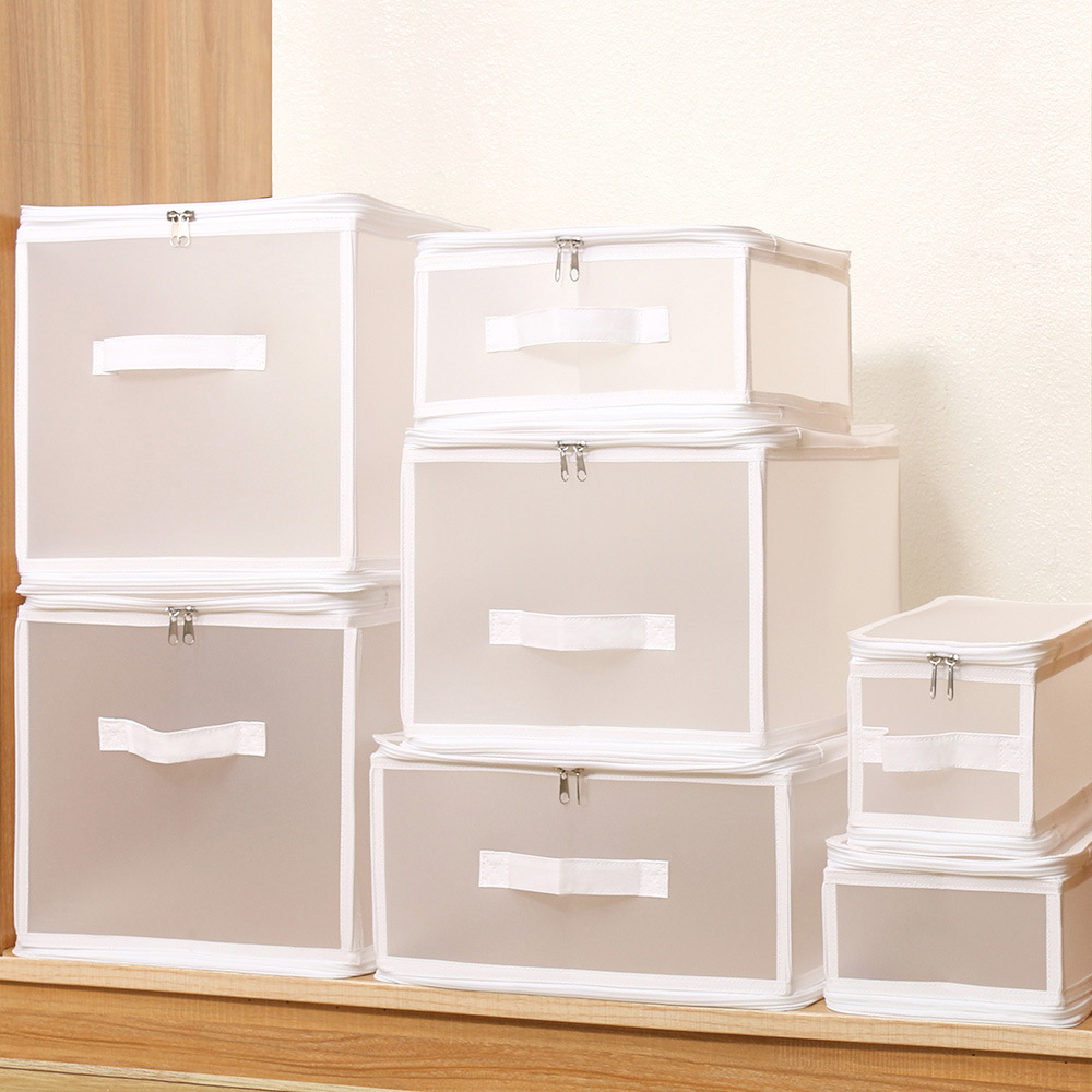 【🚚SG Ready Stock🚚】Foldable Storage Box Wardrobe Organiser Stackable