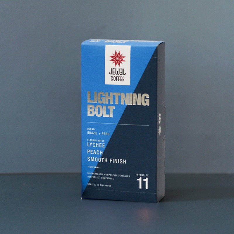 Jewel Coffee Nespresso Compatible Coffee Capsules Lightning Bolt