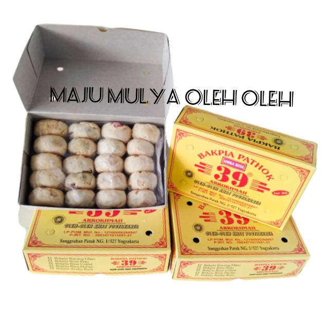 Dried Bakpia 39 Jogja Pathok Cheap Contents 20 pcs Various