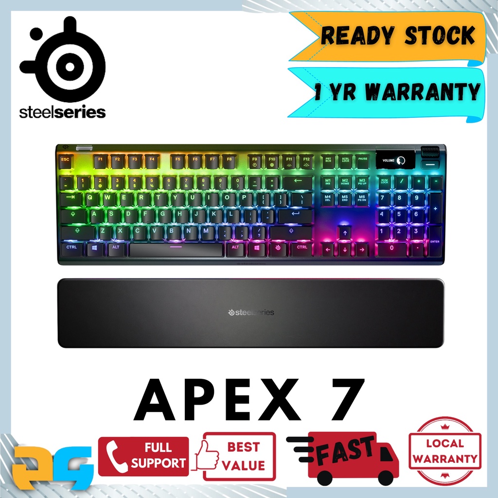 [CHEAPEST W/ VOUCHER] SteelSeries Apex 7 ARGB Mechanical Gaming