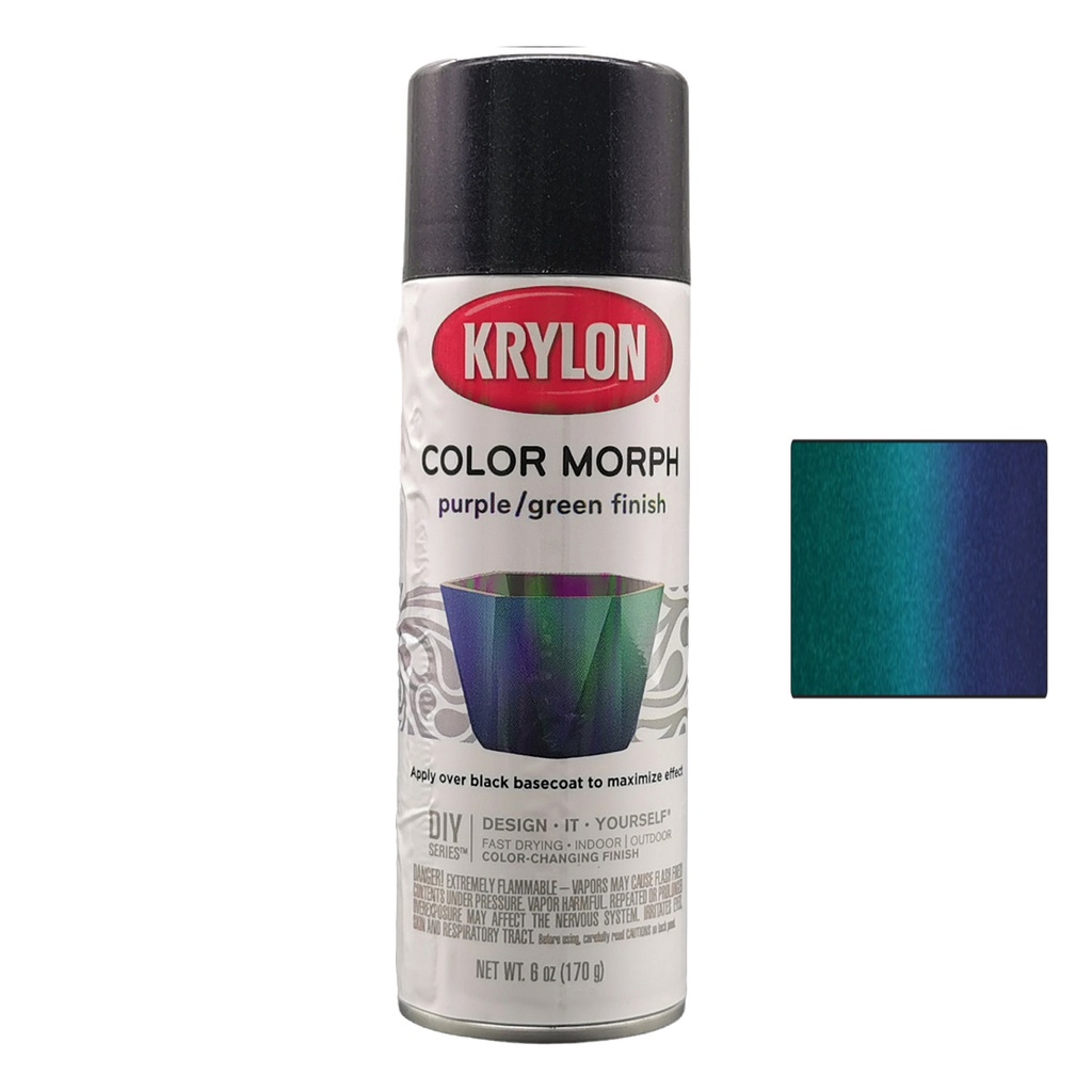 Krylon K1090 Color Morph Purple/ Green Spray 6oz(170g) 724504081388