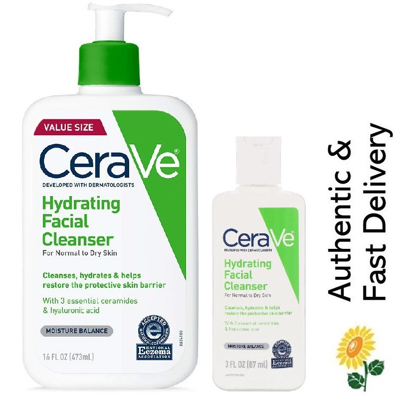 [SG] CeraVe Hydrating Facial Cleanser 87ml /236ml / 355ml / 473ml
