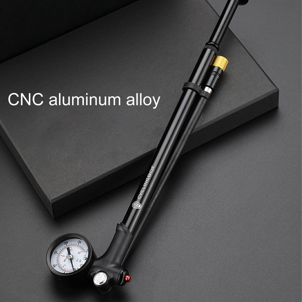 MBB Bike Air Pump Foldable Suspension Pump With Gauge Bike Air Shock
