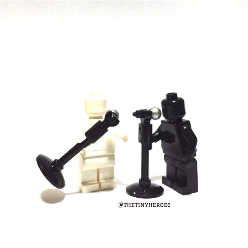 Lego Microphone stand with Microphone Minifigure Accessories by