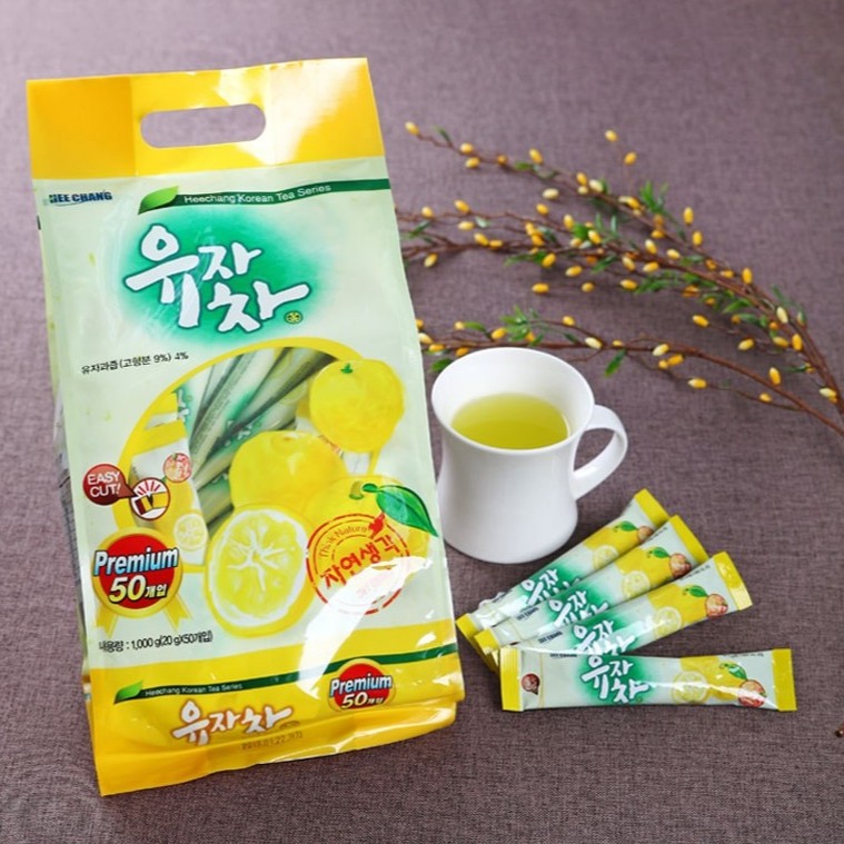 ★Korean Best Tea★Citron Tea Yuzu Tea Korean Healthy Tea 20g*50ea stick
