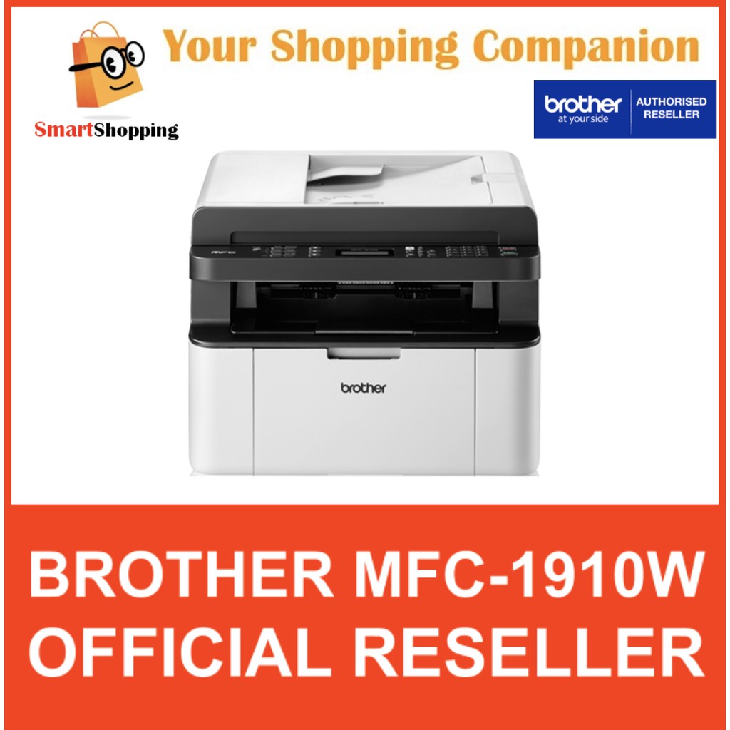 (Original) Brother Printer MFC1910W Fast Printing Speed (20 ppm) 2 years warranty 1910W