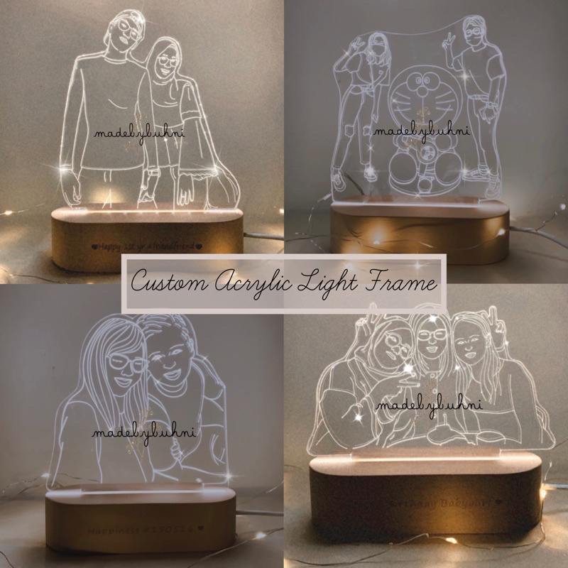 Digital Art & Collectibles Personalised acrylic light stand Drawing