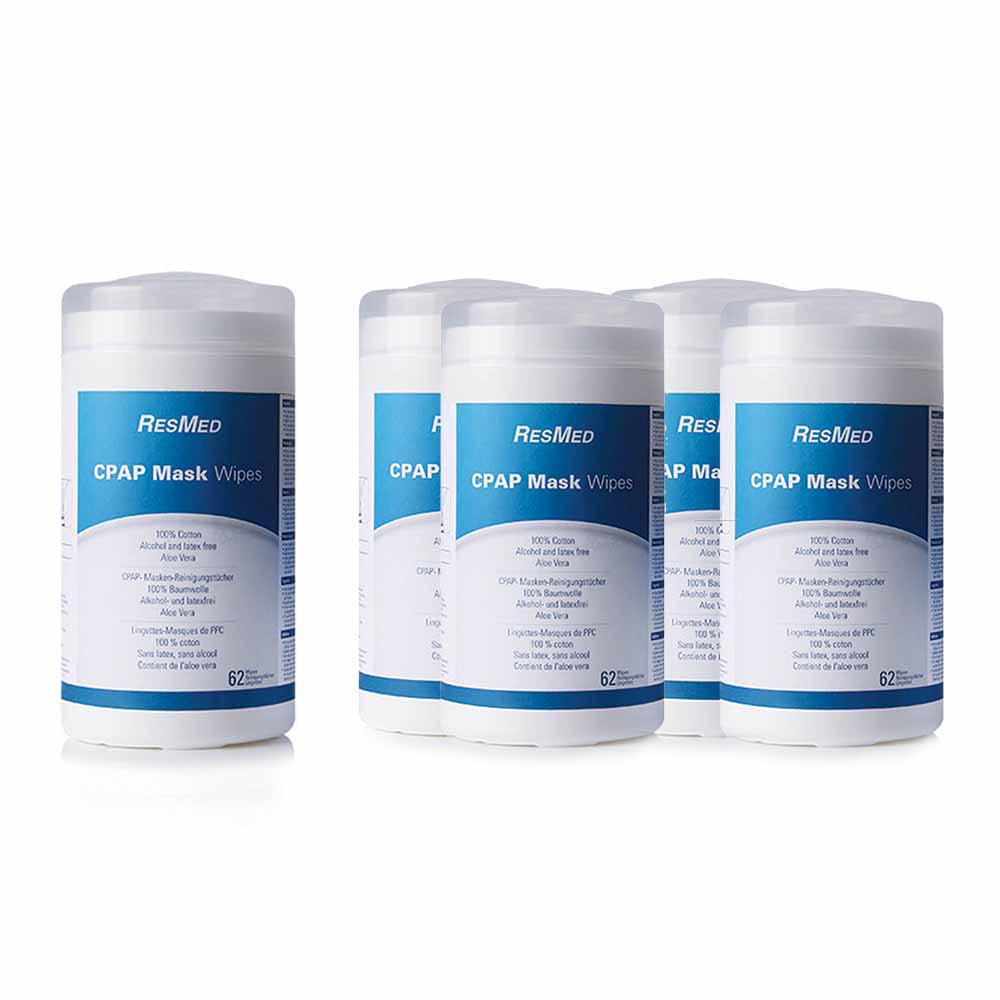 Resmed CPAP Mask Wipes Tub (62 sachets) Shopee Singapore