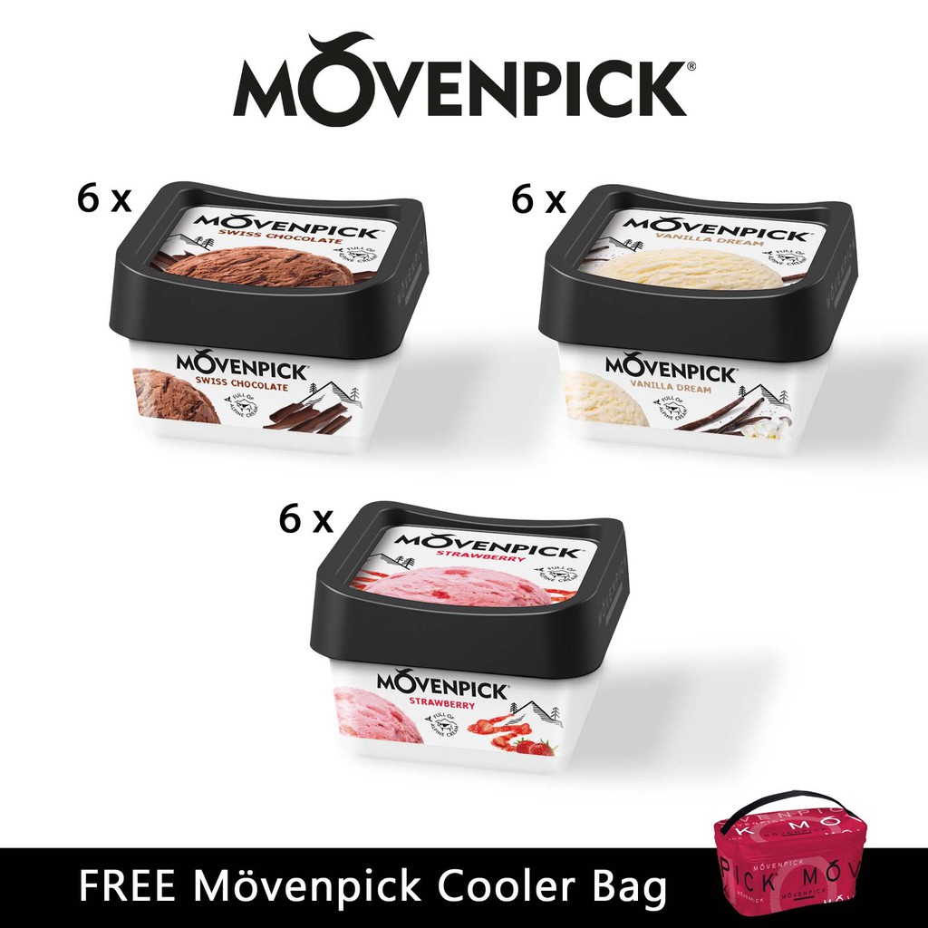 Movenpick Ice Cream 18 x 100ml Bundle (Assorted Flavours) Pack in