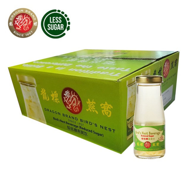 [Bundle of 42] Dragon Brand Bird's Nest Reduced Sugar Beverage 120ml