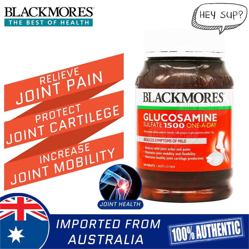 Blackmores Glucosamine 1500mg OneADay 180 Tablets (Arthritis Pain