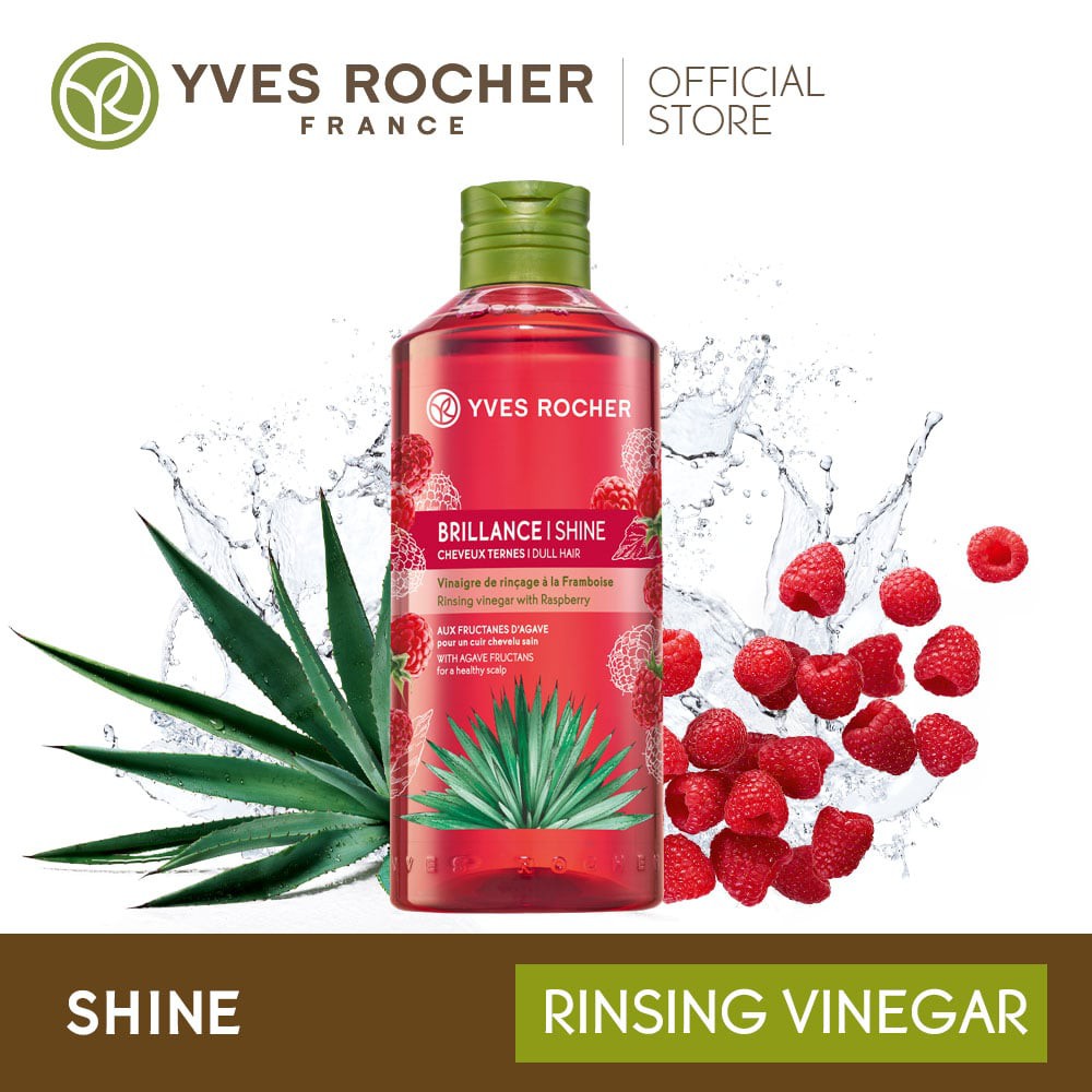 Yves Rocher Hair Rinsing Vinegar Shine 400ML Shopee Singapore