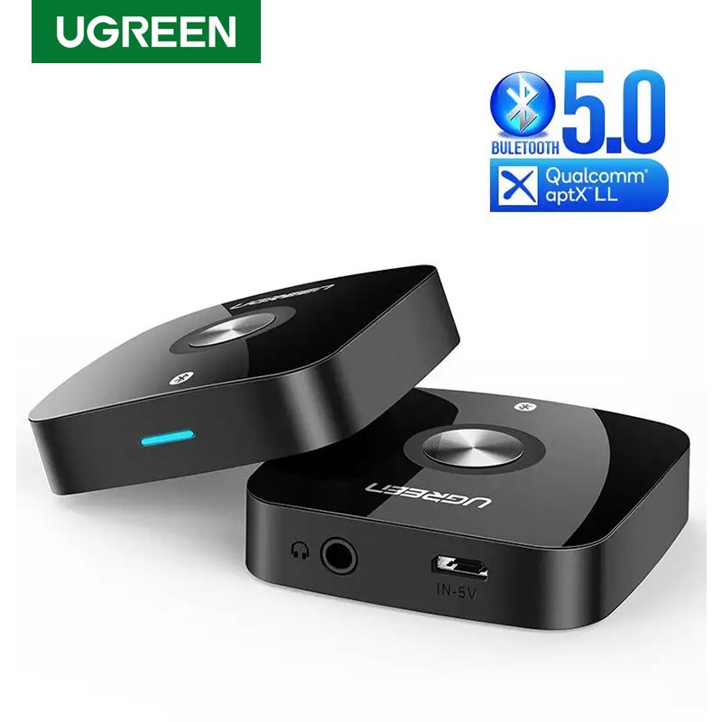 UGREEN 5.0 Wireless Bluetooth Receiver Audio Music Car Adapter (3.5mm