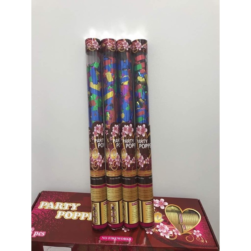 60cm colourful rectangular flakes confetti popper Shopee Singapore