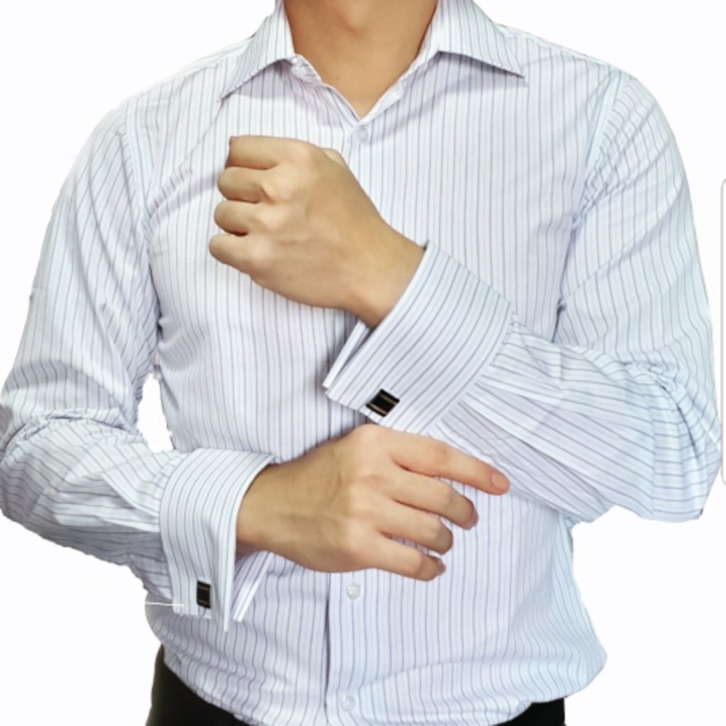 French Cuff Design Men Formal Shirt Men Business Shirt Men Office