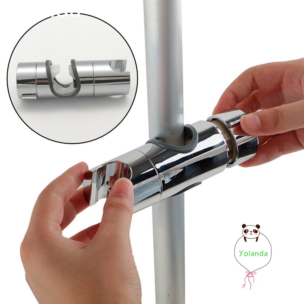 Updown ABS Chrome Base Bracket Adjustable Shower Head Holder Slide