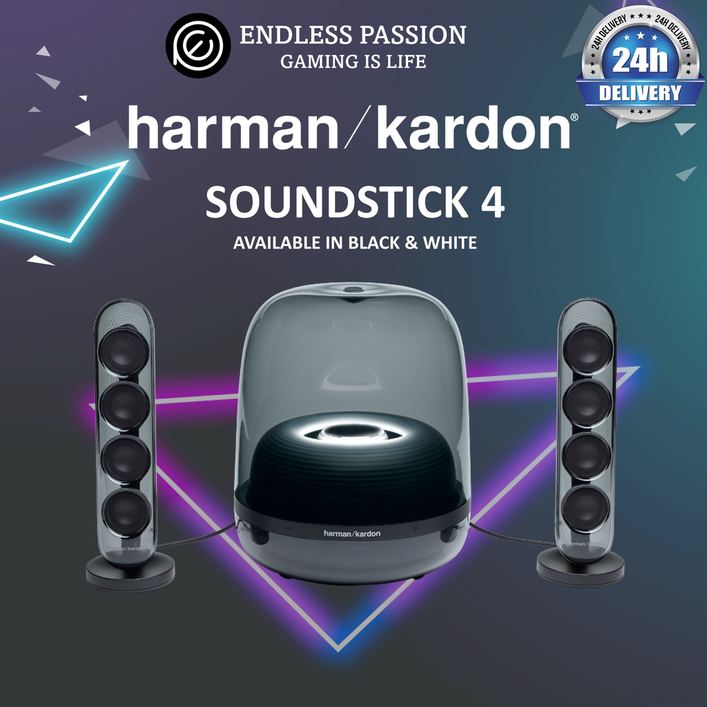 Harman Kardon Soundstick 4 Bluetooth Speaker System Black Shopee Singapore