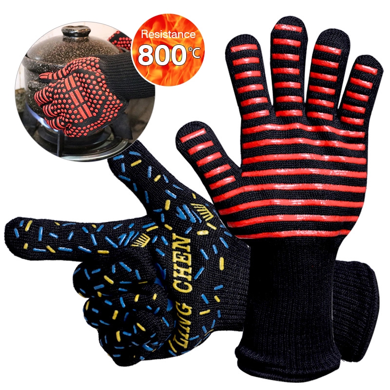 Aramid BBQ Glove Oven Kitchen Gloves Fire Insulation