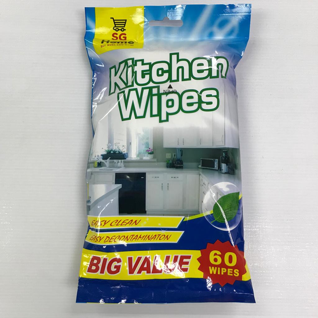 [Bundle of 10 Packets x 60 Sheets] Kitchen Wet Wipes Shopee Singapore