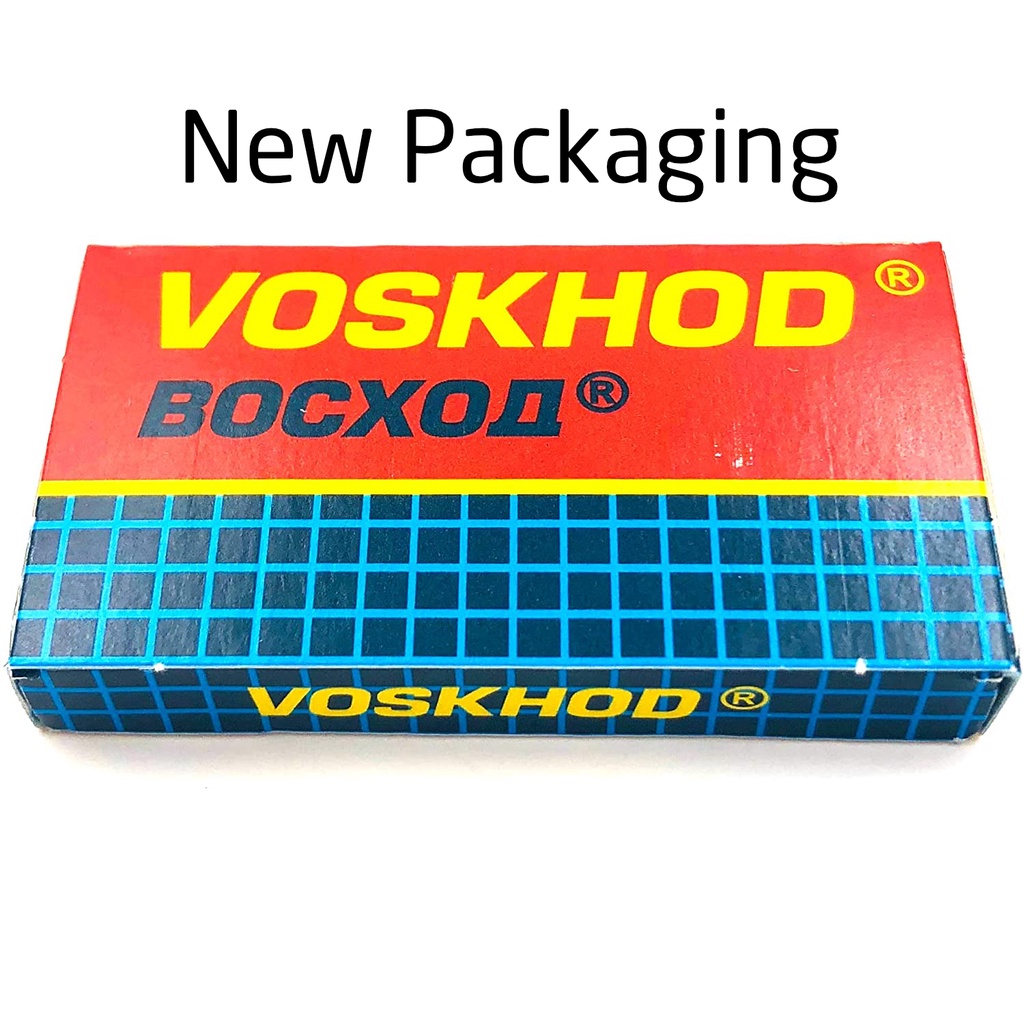 VOSKHOD Double Edge Razor 5 Blades, DE Double Edge Safety Shaving Blade