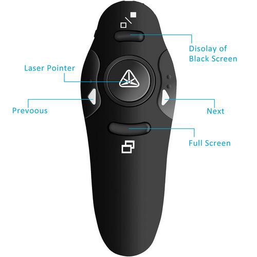 2.4G Wireless Presenter PowerPoint PPT Pointer Presentation Remote PPT