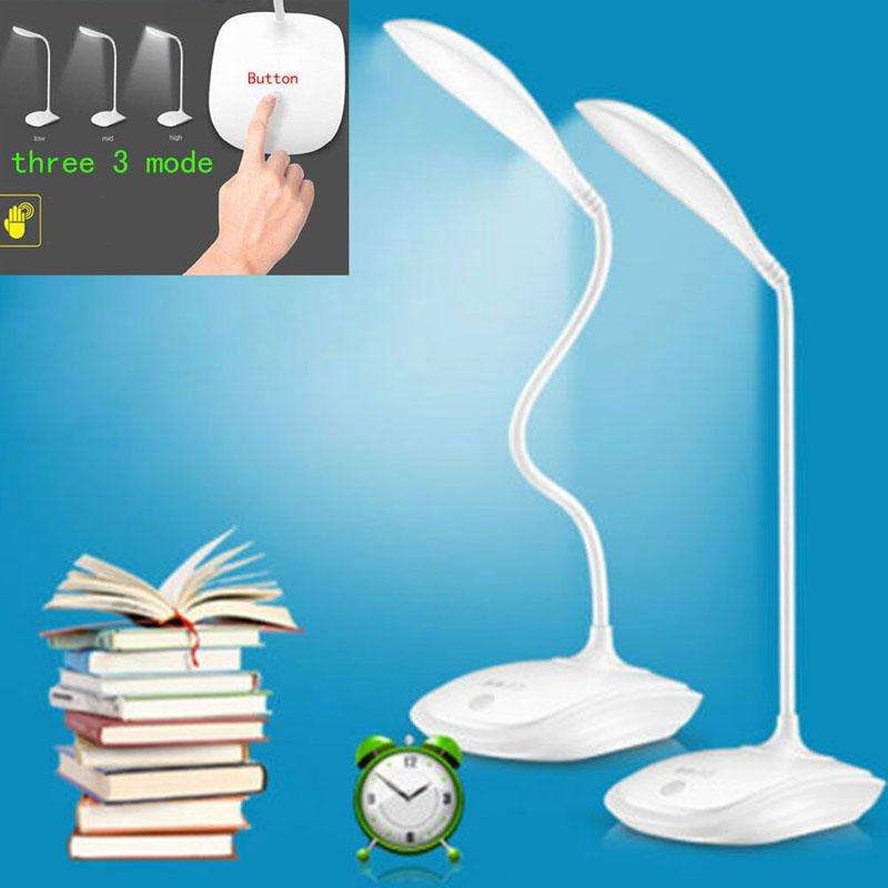 Led Foldable Rechargeable Desk Lamp 3 Modes Dimmable Touch Sensor Eye