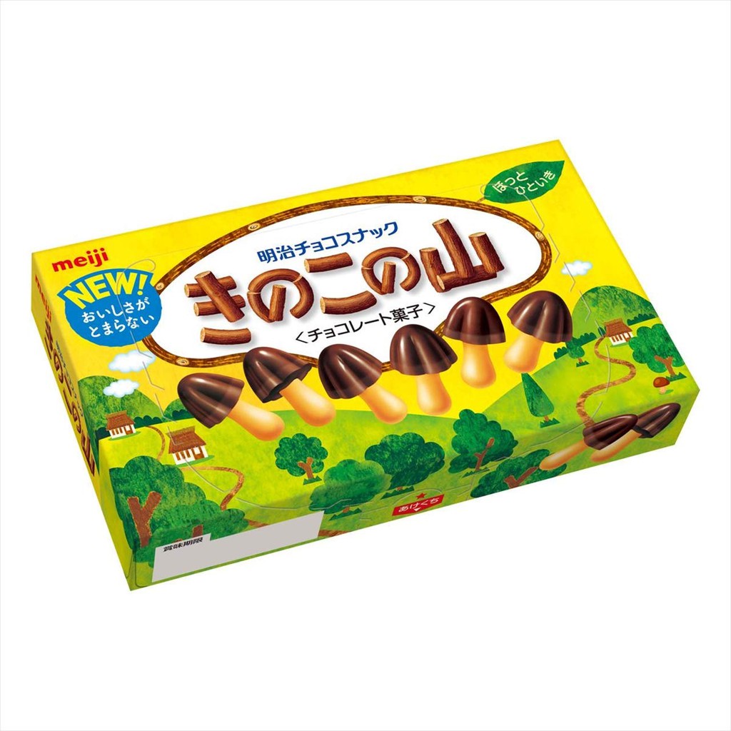 【Made in Japan】 Meiji mushroom mountain Japan food Sweets Biscuits
